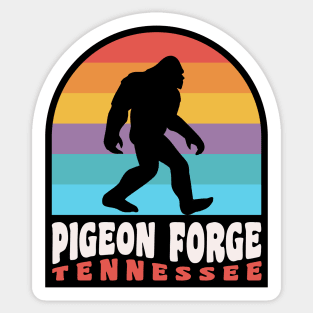 Pigeon Forge Bigfoot Sasquatch Great Smoky Mountains Sticker